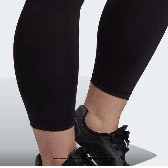NEW Adidas Leggings Plus Size 7/8 Length Black Running Workout Womens Size 1X - Picture 8 of 9